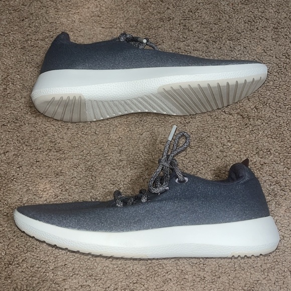 Allbirds Merino Wool Runner Mizzles Limited Edition Gray Cream Sole 13 - Picture 5 of 10